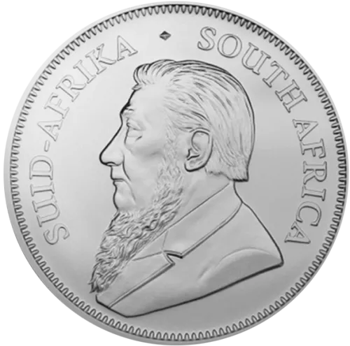 Монета серебряная “Krugerrand” 31,1 г, цена за грамм 3.95 USD на 2026.10.03. Монеты . Задняя сторона