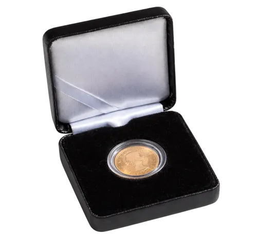 Футляр для монет Leuchtturm 37-38 мм, цена за грамм 22.78 USD на 2026.10.03. Аксессуары . Передняя сторона