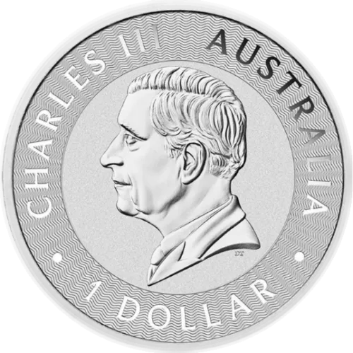 Монета серебряная “Australian Kangaroo” 31,1 г, цена за грамм 3.95 USD на 2026.10.03. Монеты . Задняя сторона