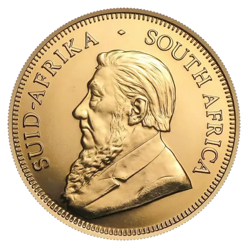 Монета золотая “Krugerrand” 33.93 г, цена за грамм 151.00 USD на 2026.10.03. Монеты . Задняя сторона