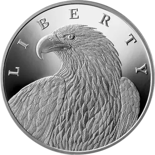 Монета серебряная "Орел Свободы United Crypto States" 31,1г, цена за грамм 8.62 USD на 2026.10.03. Монеты . Передняя сторона