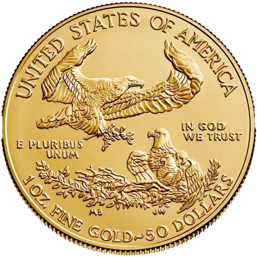 Монета золотая "American Eagle Liberty" 33,9 г, цена за грамм 162.00 USD на 2026.10.03. Монеты . Передняя сторона