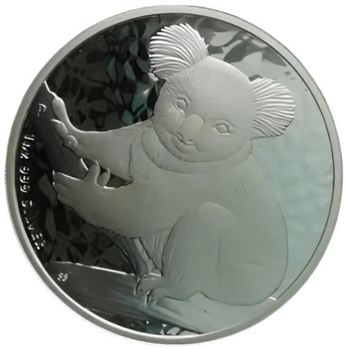 Монета серебряная “Коала” 31,1г, цена за грамм 4.67 USD на 2026.10.03. Монеты . Передняя сторона
